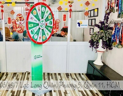 Vòng quay bốc thăm trúng thưởng in logo