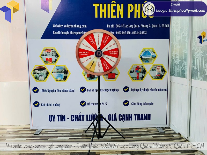 vòng quay may mắn chân xếp